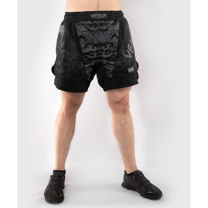 Шорти - Venum Defender Fightshort - Dark camo​